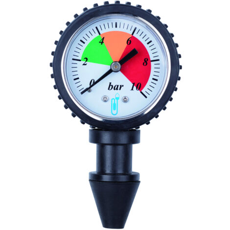 Manometer Sofortanzeige - Zifferblatt Ø50mm 0 bis 10 bar