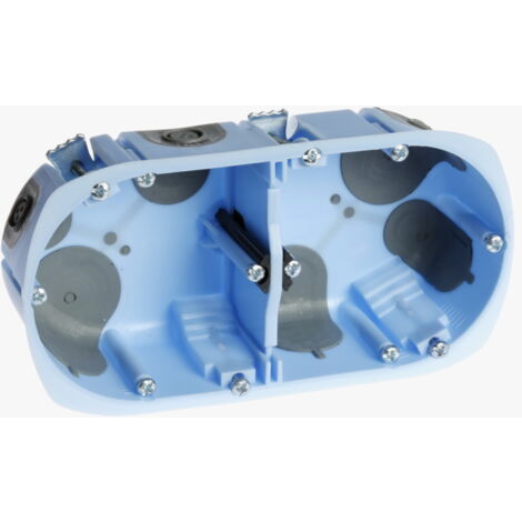 Wasserdichte Unterputzdose - 2 Stellen - Ø67/68 - Achsabstand 71mm - Air'métic Tiefe 40mm