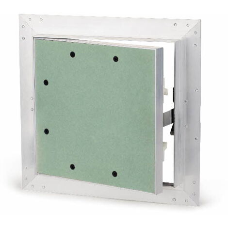 Inspektionsklappe aus Aluminium und Gipskartonplatte – Wasserfest BA13, 2er-Set, 400 x 400