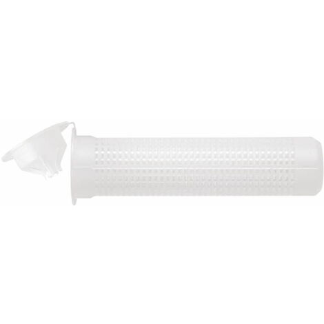 Beutel 12 Kunststoffsieb Chemiestopfen 12x50mm Index