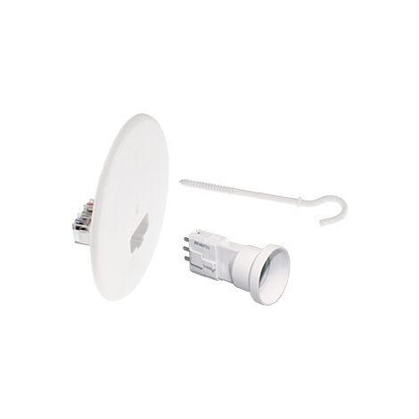 Abdeckkappe DCL für Mittelpunkt-Boxen - Ø120mm DCL-Abdeckkappen-Set + Klapphebel 80mm + DCL-E27-Fassung