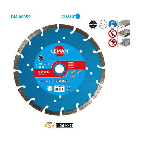 Diamantbohrkrone für Stahlbeton Classic ø 125 Bohrung 22,23 mm, Stärke 2,0 mm (1/2)