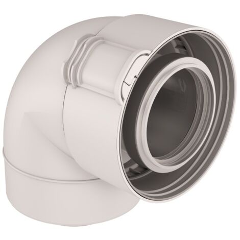 Krümmer ROLUX CONDENSATION Ã˜60/100MM PPTL/PP 87Â° Sekurit