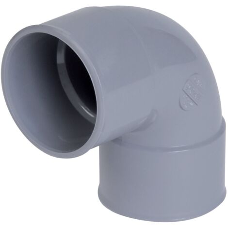 PVC-Ellbogen Ablauf 90° Weiblich Weiblich Ø75