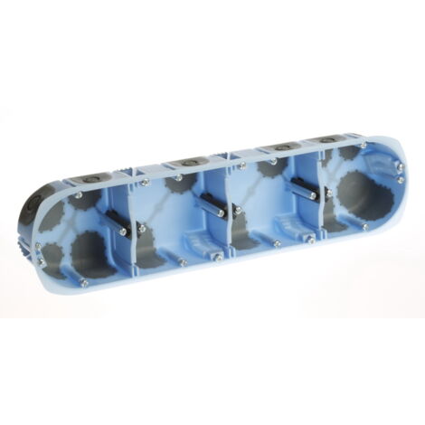 Verdeckte Installationsdose - 4 Anschlüsse - Ø67/68 - Abstand 71mm - Air'métic Tiefe 40mm