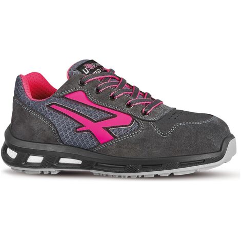 Sicherheitsschuhe niedrig VEROK ESD S1P SRC - Grau/Rosa 35