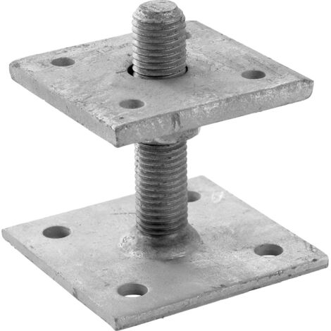 Verstellbarer PfostenfuÃŸ APB100/150 80x80mm