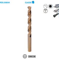 Metallbohrer HSS Cobalt 5% Classic ø 4,2 Länge 75 Nutzlänge 43 Packung mit 1