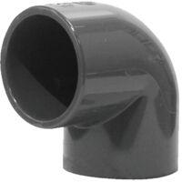 90° PVC Druckarmatur mit kleinem Radius, Innengewinde, Innengewinde, ø50