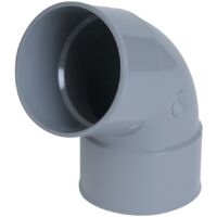 PVC-Ellbogen Ablauf 67° Weiblich Weiblich ∅80
