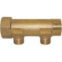 Zusammenstellbarer Sammelbehälter 1" MF - Serie C - Flachträger 2 Abgänge