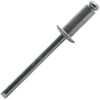 Standard-Kopf-Nieten aus Aluminium/Stahl ASD Ø3x8mm - 500 Stück Box