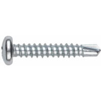 Schraubenzieher-Vis mit Gewinde für Blech und PVC – Kopf mit Kugelkopf – Torx/OXBIT-Antrieb – Verzinkt 4,8 x 75 – Packung mit 250 Stück