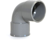 PVC-Eckstück weiblich - weiblich - Winkel 87°30' ø 40
