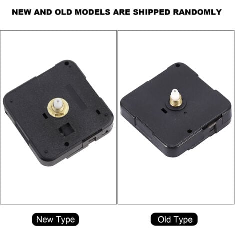 Eosnow,Mécanisme de bricolage noir pièces de mouvement d'horloge à Quartz Kit d'outils de réparation de remplacement