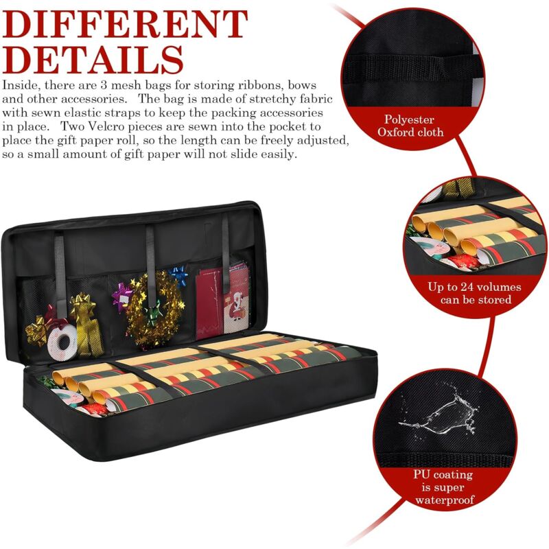 Wrapping Paper KIPHCA Organizer Storage Paper Storage