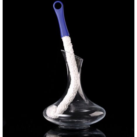 Sollbry Cleaning Brush - Set of 2 Bottle Cleaners - Multifunctional Household Cleaning Tool for Cleaning Wine Decanters, Wine Glasses, Glasses, Mugs