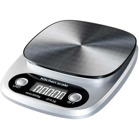 Sollbry Kitchen Scales Digital Scale, 3kg/0.1g Electric Scales Small Stainless Steel Kitchen ...