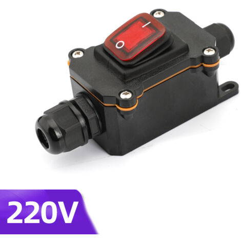 Sollbry IP65 Waterproof Cable Switch ON/OFF Line Switch 220V AC ...