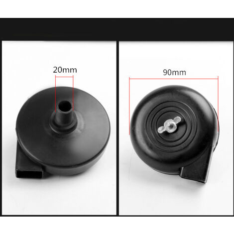 Sollbry Pack of 2 Air Filters - 20mm Thread - For Air Compressor - Black