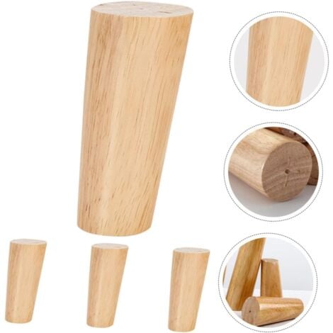 Sollbry Set Wooden Furniture Legs, Replacement Sofa Legs, Wooden Sofa Legs, Wooden Couch Legs, Wooden Sofa Feet