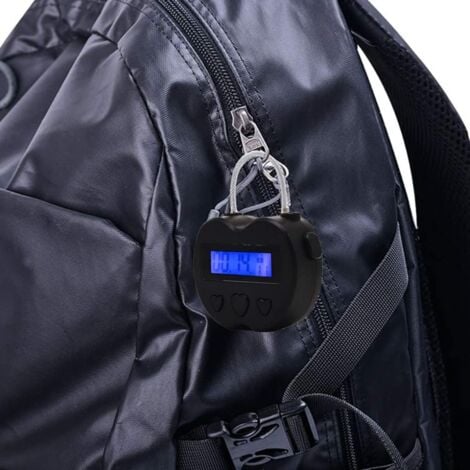 Sollbry Timer Padlock LCD Display USB Lock USB Time Lock Timer Lock Habit Habit Help, Safety Lock