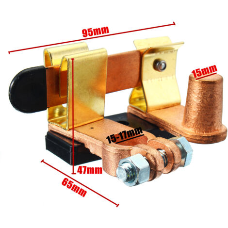 Sollbry 12V 24V Battery Disconnect Kill Switch for Car, Truck, SUV, Boat, RV - Battery Master Switch with Blade Switch, Battery Terminal, Battery Separator