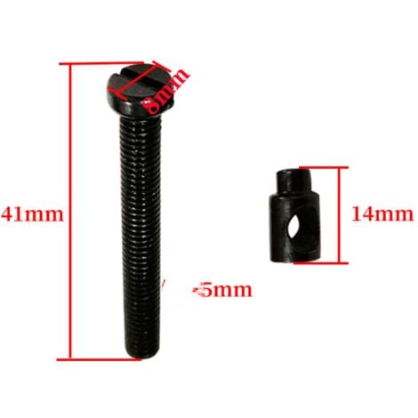 Sollbry 5pcs Chain Tensioner Bar Adjusting Screw for Electric Chainsaw 405 5016 Chainsaw Parts Garden Replace Tensioner Adjusting Screw