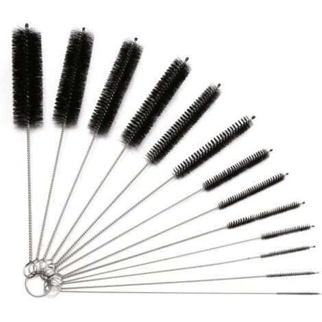 Sollbry Tube Cleaning Brush 13pcs Kit, Tube Cleaning Brush for Glass Bottle Baby Feeding Bottle Kettle Keyboard, Pipe Cleaning Brushes