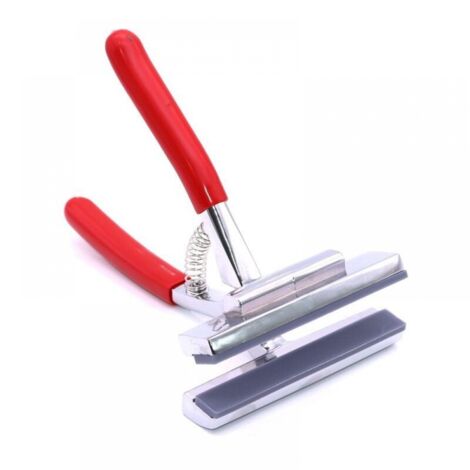 Sollbry Canvas Stretcher Clamp - 20 x 12 cm - Large Metal Alloy Upholstery Tool Spring Clamp with Padded Handles for Canvas Wood Stretchers and Frames