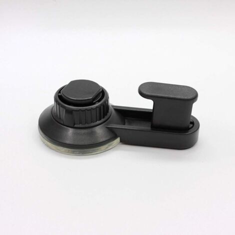 Sollbry Pack Removable Reusable Suction Cup Hooks for Coats Towels Bathrobes Suction Cup Hook for Travel Hotel（Black）