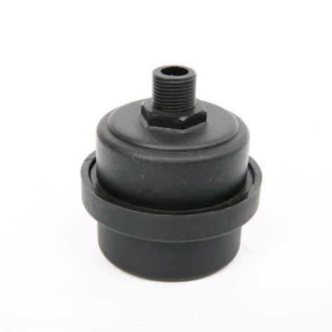 Sollbry Pack Air Filter Compressor Muffler Replacement Parts, Black Air Compressor Filter Noise Reducing for Oil-Free Compressors (13mm)