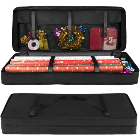 Sollbry Gift Wrap Storage Bag 82 x 13 x 34 cm, 600D Oxford Fabric