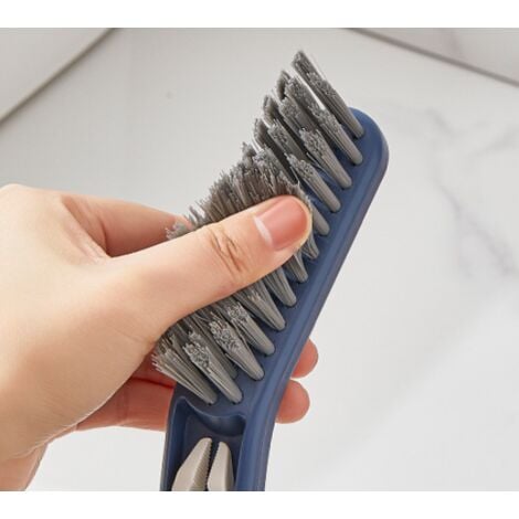 Sollbry 2Pcs Cleaning Brush, Multifunctional Crevice Brush 2 in 1 Cleaning Brush for Kitchen, Cleaning Brush with Clip, Joint Brush, Crevice Cleaning Brush（28.539cm）