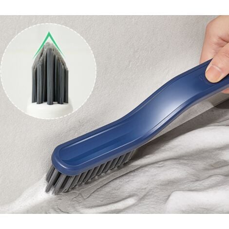 Sollbry 2Pcs Cleaning Brush, Multifunctional Crevice Brush 2 in 1 Cleaning Brush for Kitchen, Cleaning Brush with Clip, Joint Brush, Crevice Cleaning Brush（28.539cm）