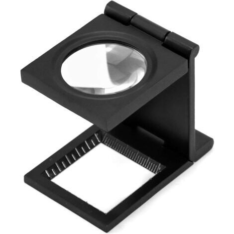 Sollbry Table Magnifying Glass Thread Counter, Foldable Metal Thread ...