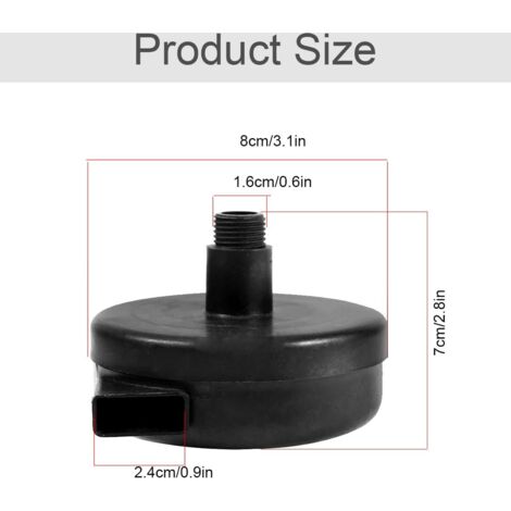Sollbry Compressed Air Filter Silencer - 2 Pcs Air Compressor Filter Silencer, 16mm Male Thread Metal Shell Air Compressor Silencer Filter for Air Compressor Boilers