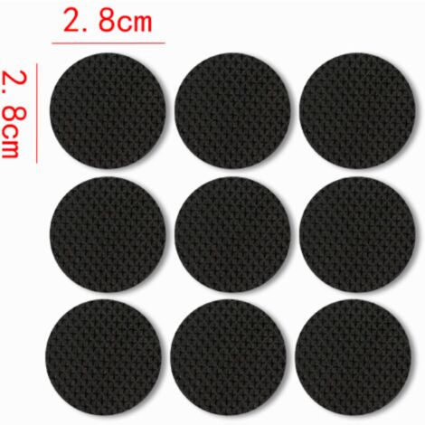 Sollbry 60 Pieces Non-Slip Floor Protectors, Self-Adhesive Furniture Feet Pads Protectors, Protective Pads for Wooden Floors, Table Legs, Chair