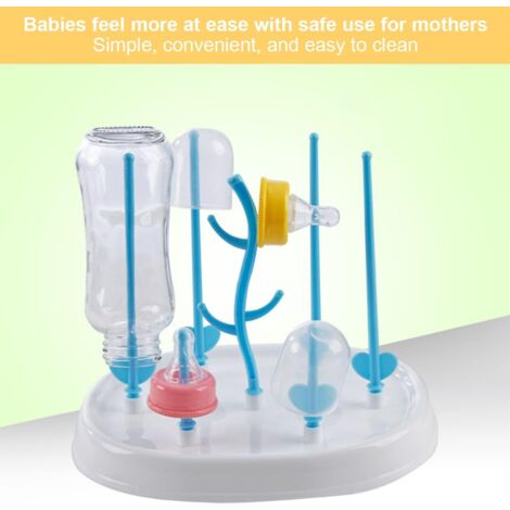 Sollbry Set Baby Bottle Drainer, Baby Bottle Holder, Baby Bottle