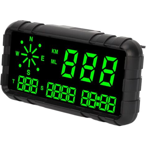 C800 Car HUD Head-Up Display - Large Screen, OBD/GPS Dual System, Overspeed Alarm, Stereo Imaging