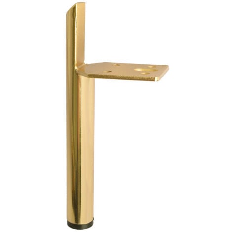 Sollbry 4pcs Modern Style Aluminum Alloy Furniture Legs Tea Table Support Bed Foot TV Cabinet Leg Metal Leg Hardware Accessories (Color : 4pcs, Gold, 13cm)