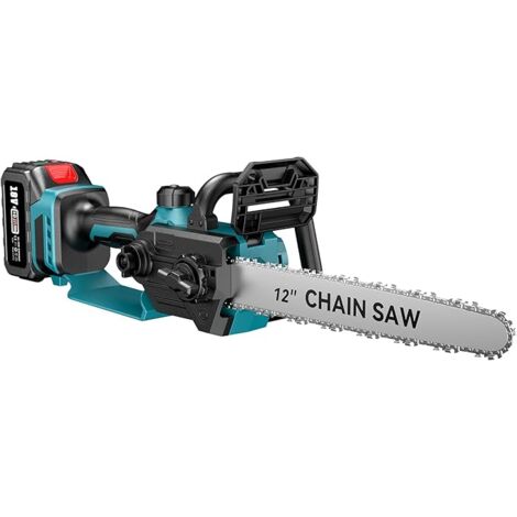 FLORA GUARD Akku Kettensäge 12 Zoll - 1200W Bürstenlos Makita Kompatibel