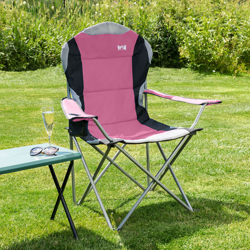 kestrel high back padded camping chair