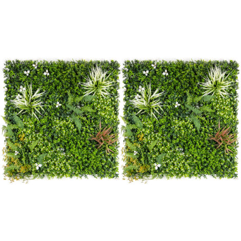 Artificial Meadow Living Wall Panels - 2 Pack (1/5)