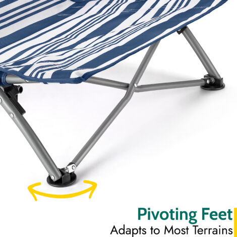Sisken Low Folding Beach Chair