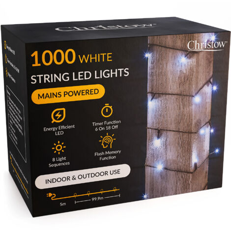 LED Christmas String Lights with Timer (1/5)