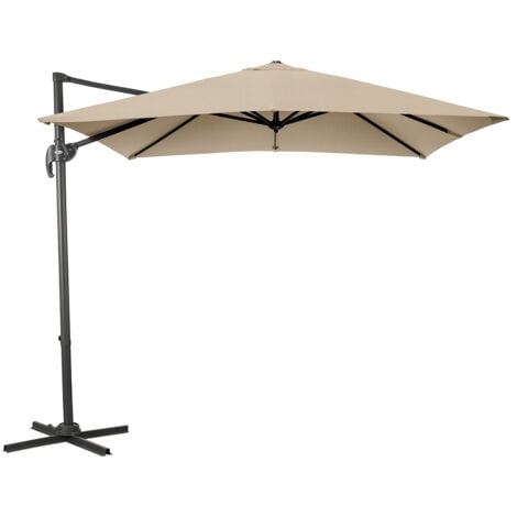 Cantilever Parasol 2.5m - Taupe