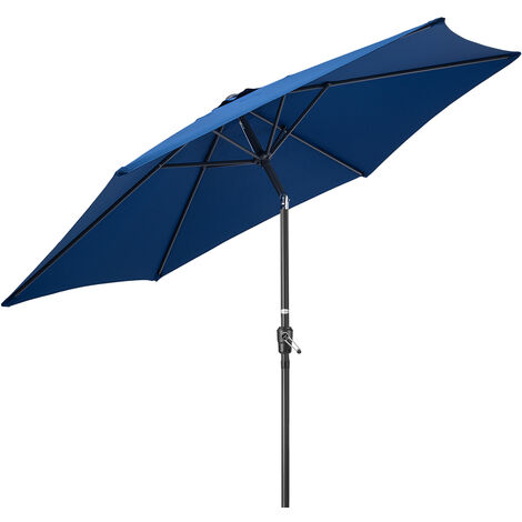 2.7m Crank and Tilt Parasol - Navy