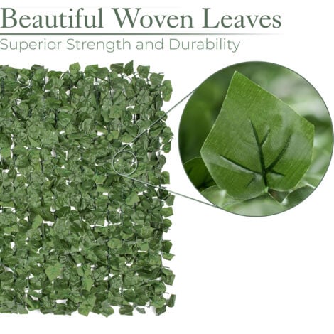 Artificial Ivy Leaf Hedge Roll (1m x 3m)