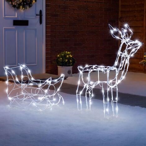 wire christmas deer